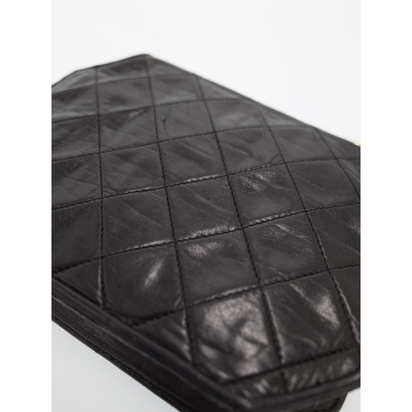 Chanel Matelasse Mini Chain Shoulder Bag Black - Picture 7 of 9